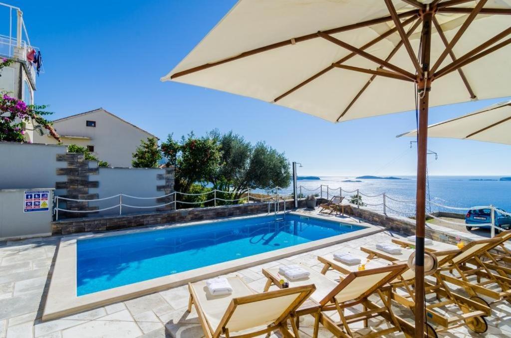 Apartments Villa Capitano Mlini Værelse billede